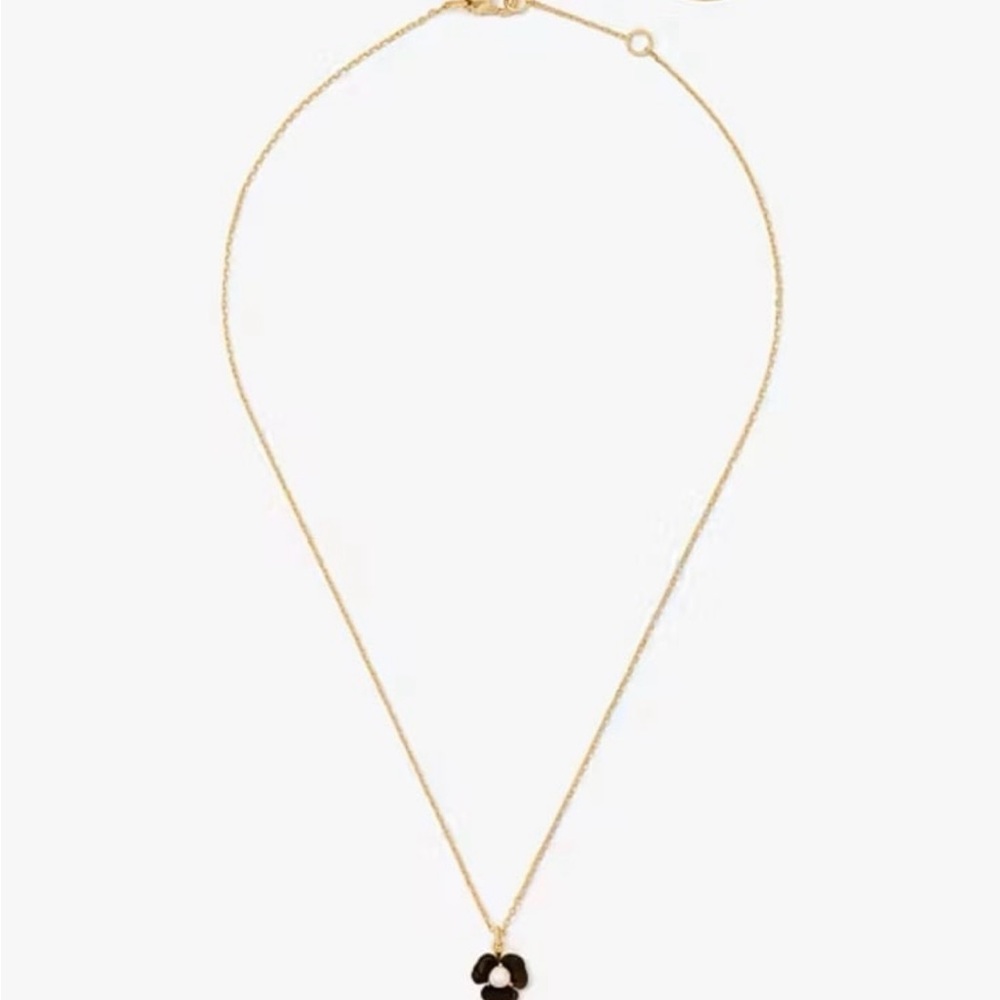 Kate Spade Flower Pendant Black - Picture 2 of 3